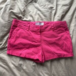GUESS Hot Pink High Waist Cuffed Shorts